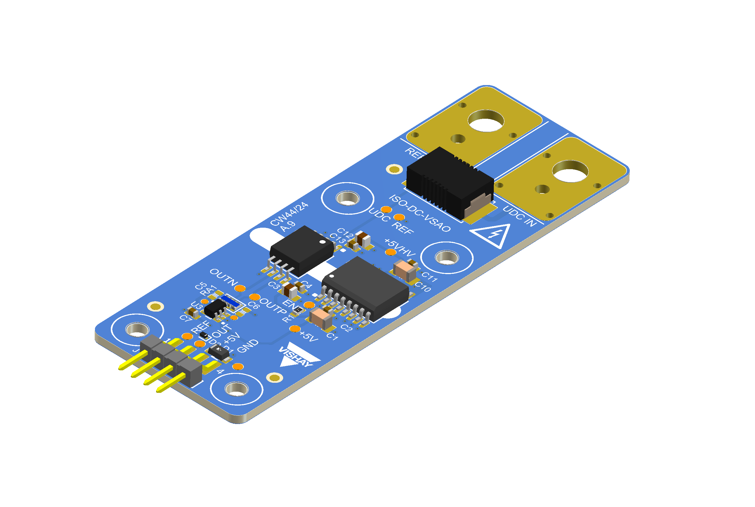 Isolated DC Voltage Sensor with Analog Output